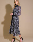 CAPTIVATING ALWAYS JACQUARD MIDI DRESS