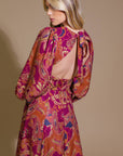 FOREVERMORE WOVEN MIDI DRESS