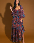 DARLING SENSATION WOVEN MAXI DRESS