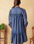 COMMON GROUND LIGHT WEIGHT DENIM MINI DRESS