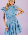 COME AS YOU ARE WOVEN MINI DRESS