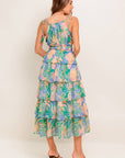 CABANA DREAMS WOVEN MIDI DRESS