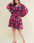 BOSTON GET AWAY WOVEN MINI DRESS