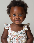 Alphabet bubble romper