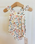 Alphabet bubble romper
