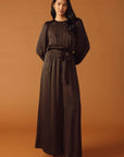 ANGEL EYES BROWN WOVEN JUMPSUIT