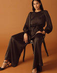 ANGEL EYES BROWN WOVEN JUMPSUIT