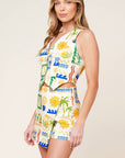 BON VOYAGE WOVEN SKORT