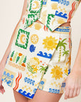 BON VOYAGE WOVEN SKORT
