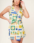 BON VOYAGE WOVEN SKORT