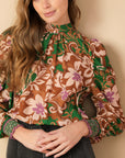 BREWED BLISS WOVEN TOP