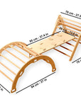 Montessori Indoor Playground | Pikler Triangle & Climbing Arch
