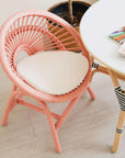 Maya Kids Chair - Peach Pink