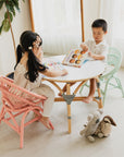 Maya Kids Chair - Peach Pink