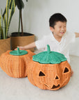 Pumpkin Face Basket