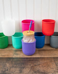 Silicone Sleeve for Regular Mouth Pint 16oz Mason Jars