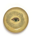 Round Enamel Tray - Eye