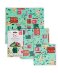 Bee's Wrap - NEW! Seasons Greetings Assorted 3 Pack, Reusable Food Wraps