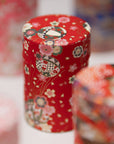 Japanese Traditional Washi Tea Canister – 20 Pattern 100g