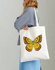 Paint Your Numbers - Golden Monarch Tote – Sunset Butterfly Edition Paint by Numbers Kit