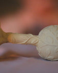 Natural rubber Rattle Daisy - Yellow