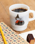 3P4 x Peanuts® Halloween - Snoopy Witch Milk Glass Mug