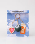 Fidget Keychain, Orange Juice