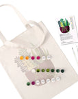 Paint Your Numbers - Succulent Garden Tote Paint by Numbers Kit
