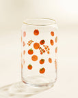 One & Only Paper - Tomato Gold Rimmed Soda Can Glass