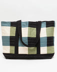 Checkered Canvas Tote Bag