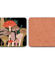 Badge Bomb - Mushroom Coaster
