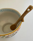 fort & field - Twig shape small handmade pottery Japanese coffee tea spoon