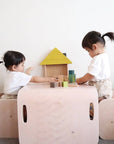 kiko+ & gg* - Tsumiki Building House-Shaped Block Set