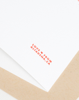 Egg Press Manufacturing - Birthday Mushrooms Letterpress Greeting Card by Fugu Fugu