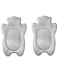 Outset Stainless Steel Polar Bear Ice Packs, Set of 2