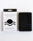 Earth Ahead - Waterfall Silicone Soap Dish - Black