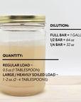 Tangie Laundry Concentrate – 1-Gallon, No-Waste Cleaning Bar