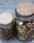 Mason Jar Lifestyle - Cork Lid / Stopper for Mason Jars 4 Pack