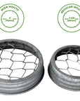 Galvanized Metal Flower Organizer Frog Lid for Mason Jars