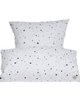 Dot Bedding - Xtra Length - White / Black