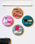 Badge Bomb - Toilet Paper Kitty Big Magnet