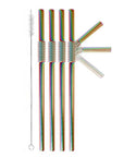 Turtleneck Stainless Steel Bendable Straw sets