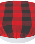 Now Designs by Danica - Red Buffalo Check Bowl Covers Set of 2