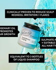 Vegan Refillable Shampoo Crème with Coconut + Rosemary Oil