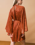 BY ANY MEANS WOVEN SATIN MINI DRESS