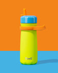 16oz Lime Sherbet Traveler with Flip Straw Lid