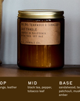 Teakwood & Tobacco - 7.2 oz Standard Soy Candle