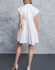 COMMON GROUND TWILL MINI DRESS