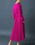 CHARMING FAVORITE WOVEN MIDI DRESS