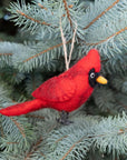 Ornament - Felt Bird - Cardinal